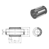 WON ST SB Super Ball Bushings, Asia Series Closed Type (16-40 mm)
