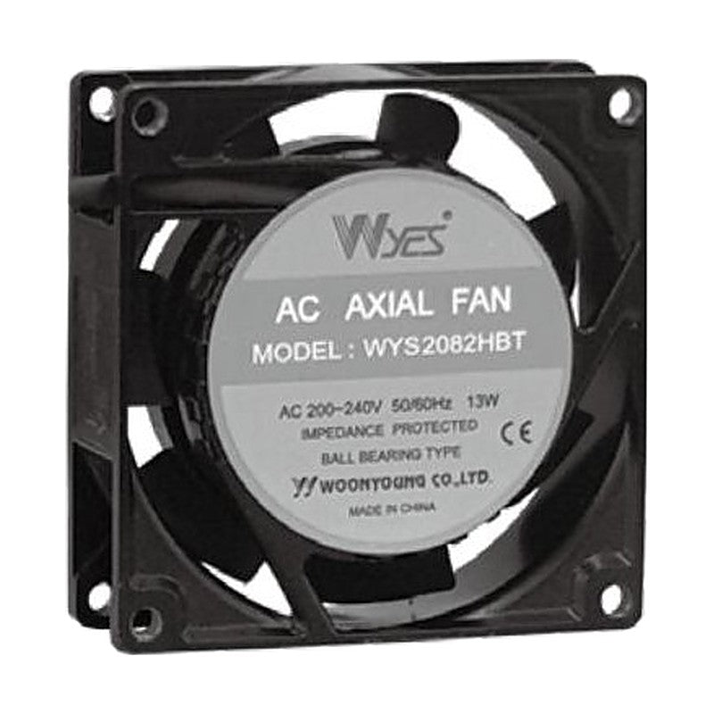 Woonyoung A8025 Series AC Cooling Fan, 80 x 80 x 25 mm
