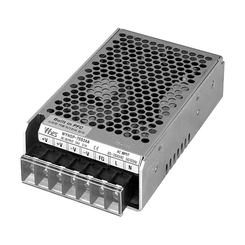Woonyoung NSP Series Enclosed PFC Switching Power Supply, 1-Output, 75-300 W