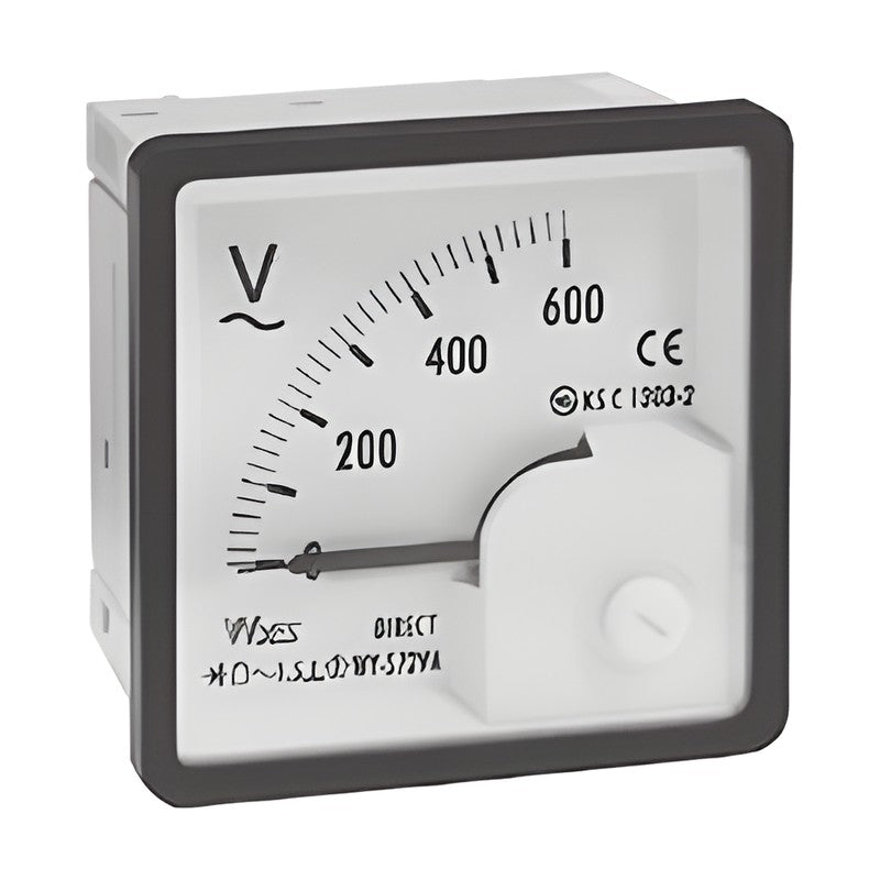 Woonyoung WY Series Analog Panel Voltmeters, DC and AC