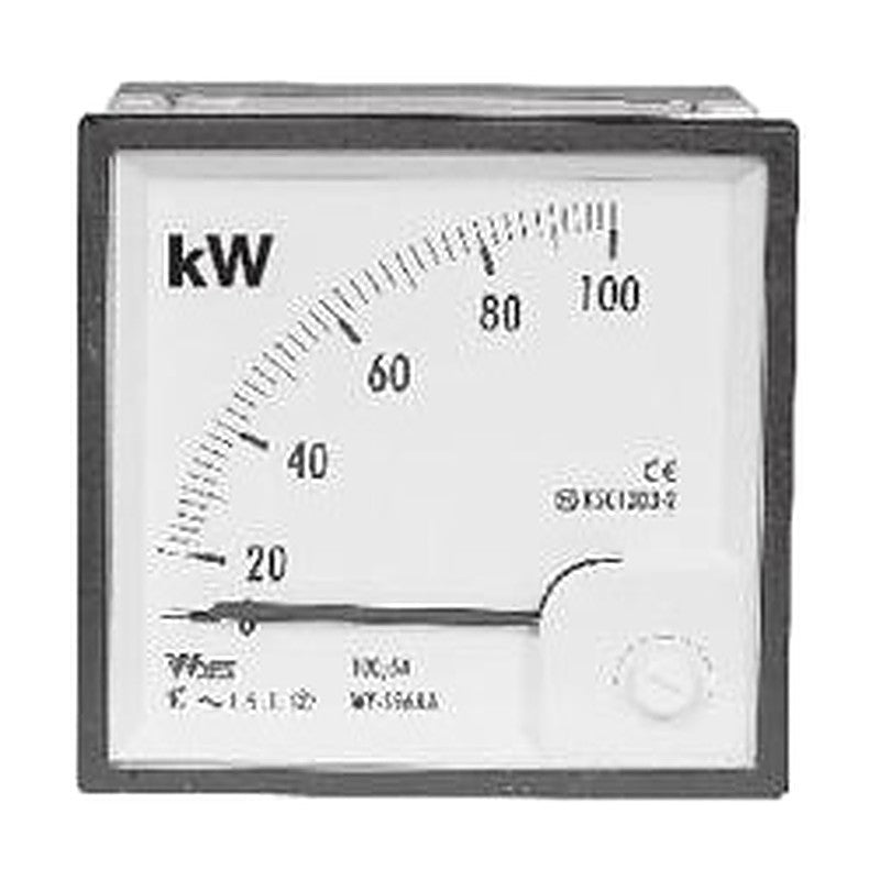 Woonyoung WY Series Analog Panel Watt Meters (1P2W to 3P4W)