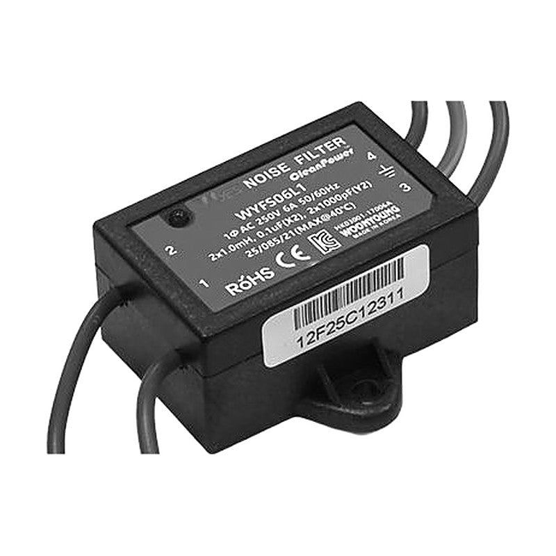 Woonyoung WYFS-L1 Series Single-Phase Lead-Wire Noise Filter, 250 VAC