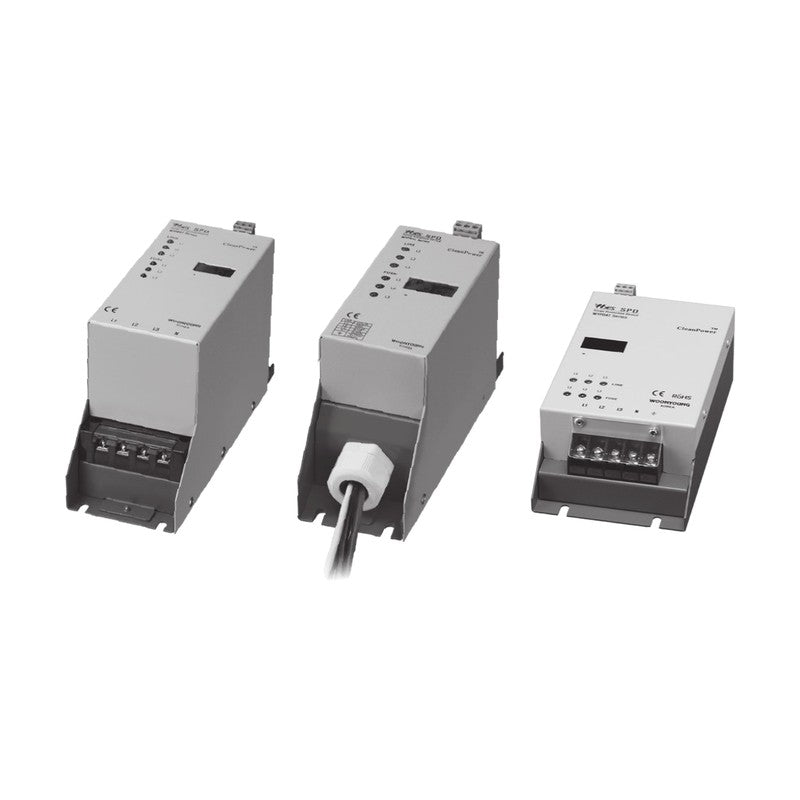 Woonyoung WYPB/WYPD Counter Type SPD, 3-Phase 4-Wire 3P4W, 20-240kA, 380VAC