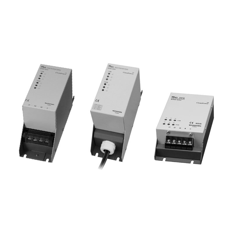 Woonyoung WYPB/WYPD High Quality Type SPD, 3-Phase 3-Wire 3P3W, 20-240kA, 220-440VAC