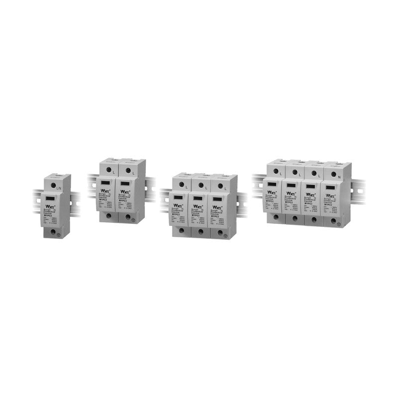 Woonyoung WYPC Module Type SPD 60/80/100kA Series, DIN Rail, 220/380VAC