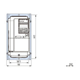 YASKAWA A1000 EZZ020800 External Heatsink Attachment (A-D)