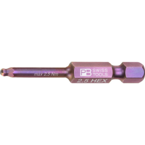 [PB Swiss Tools] — Ball End Hex Bit Short E6.212