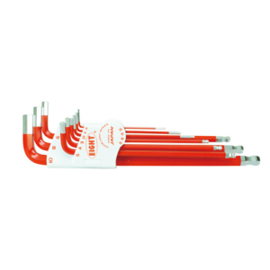 [EIGHT] — Color Ball End Hex L-Key Set Long 9pcs TLC-S9N