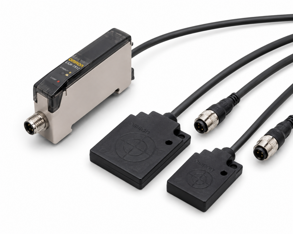 [OMRON] — E2J Flat Capacitive Separate Amplifier Proximity Sensor Head (10mm/20mm, Robot Hand)