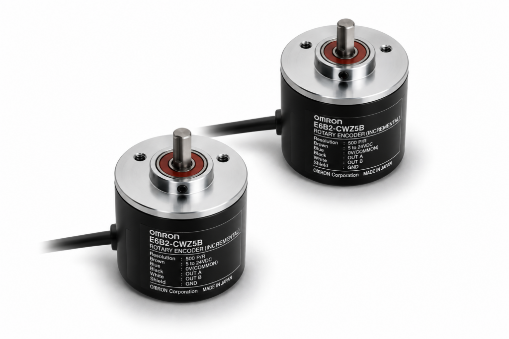 [OMRON] — E6C2-C Incremental Rotary Encoder (Line-driver Output, 5VDC, 10~2000P/R)