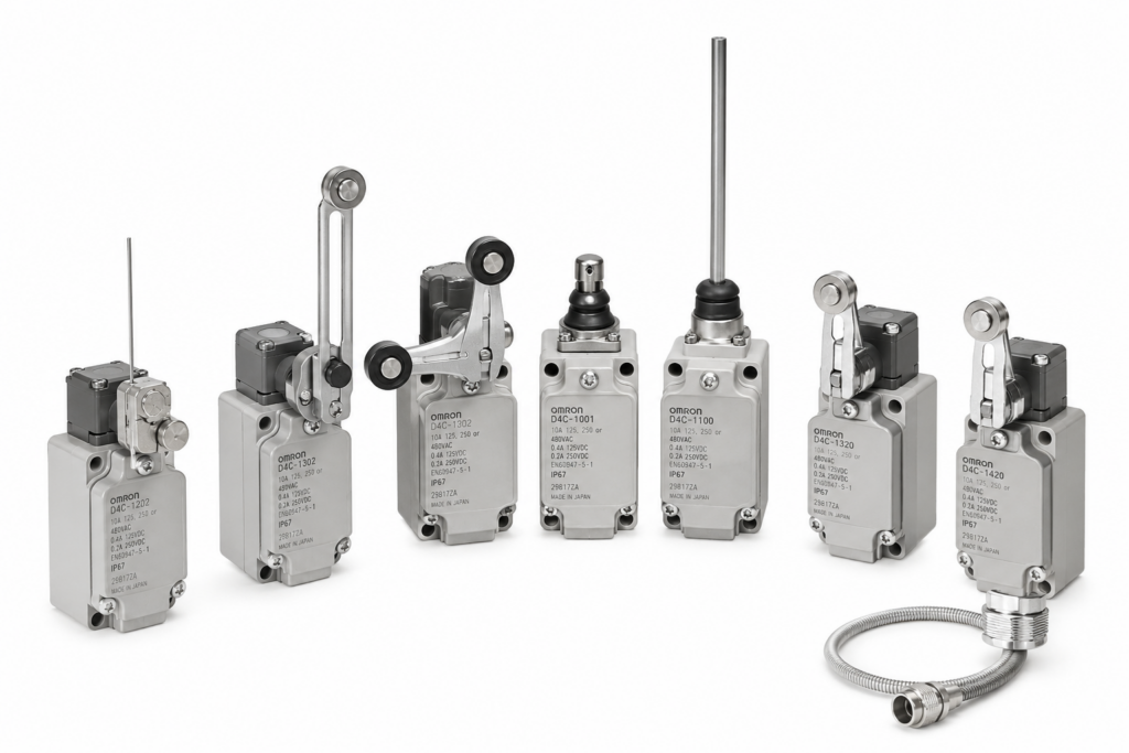 [OMRON] — WL-N/WLG Spatter-prevention Limit Switch (Sealed Top-roller Plunger)
