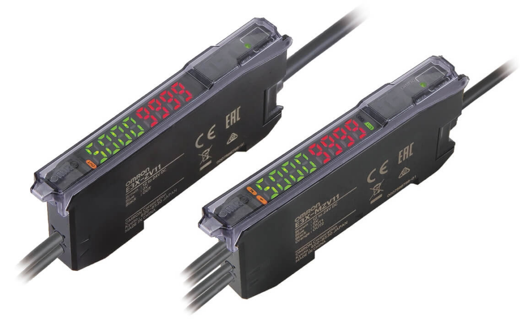 [OMRON] — E3X-MZV Smart Fiber Amplifier (2-Channel, Value Line, Red LED)