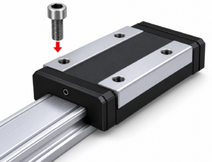[THK] — SRS-S/M/N (#15~25) Miniature LM Guide Block (Low Dust, Stainless, Ball Retainer)
