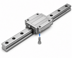 [THK] — NR-B/LB LM Guide Block (Full Ball, Super Heavy Load, Through-hole Flange)