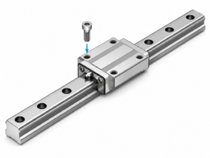 [THK] — NRS-A/LA LM Guide Block (Full Ball, Super Heavy Load, 4-Direction, Flange, Large)