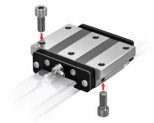 [THK] — HRW-CA/CAM LM Guide Block (Full Ball, Wide Rail, Flange Type)