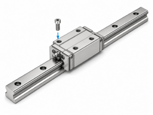 [THK] — HSR-M1-R/LR High Temperature LM Guide Block (Narrow Width, Stainless, 150°C)