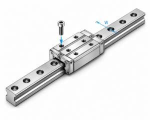 [THK] — SRN-R/LR Low Profile Roller Retainer LM Guide Block (Super High Rigidity, Narrow Width)