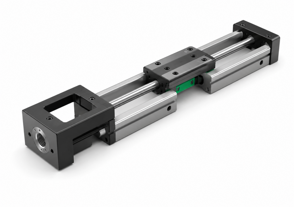 [THK] — SKR20 LM Guide Actuator, Motor Inline (With Cover, φ20)