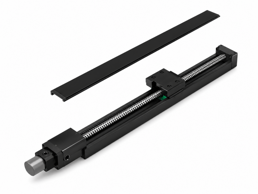 [THK] — SKR65 LM Guide Actuator, No Cover, Motor In-line (Long Block ×2)