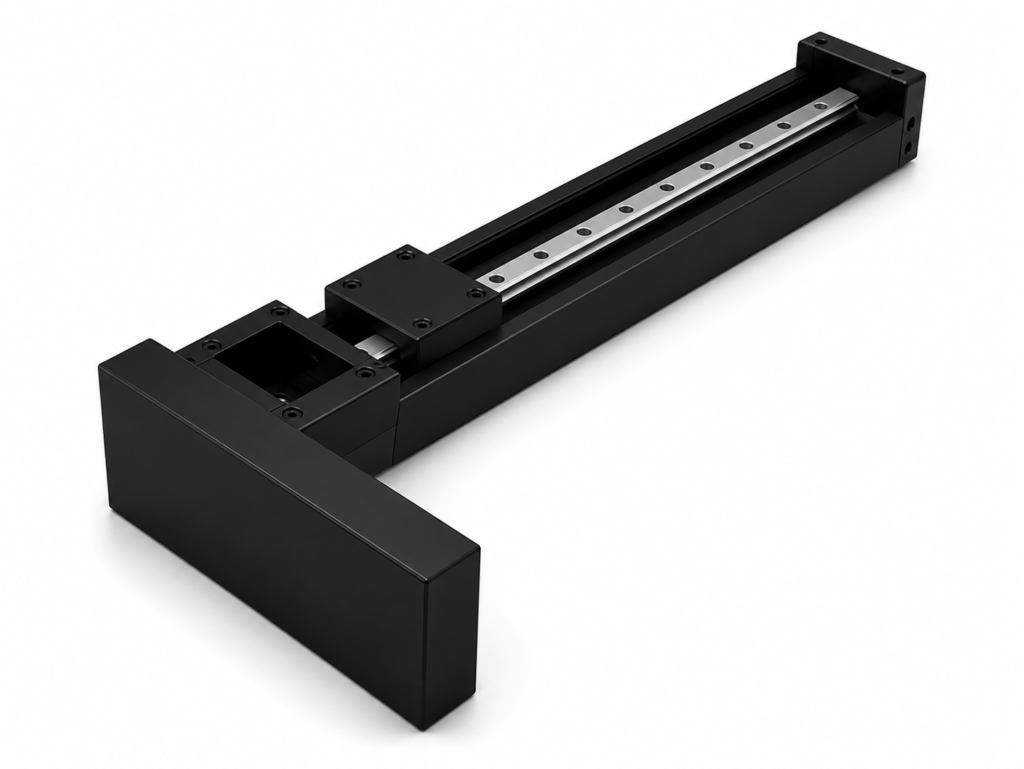 [THK] — KR55 LM Guide Actuator, Motor Parallel 80°, Block A/B